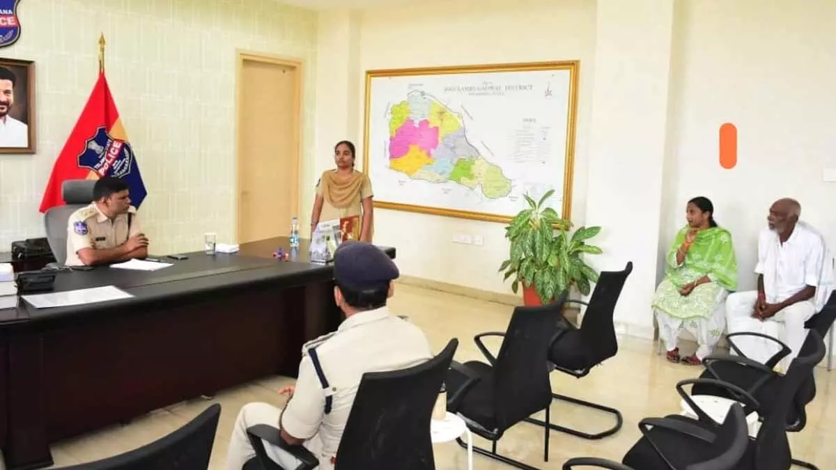 Grievance Day: 12 Complaints Addressed at Jogulamba Gadwal Police Office