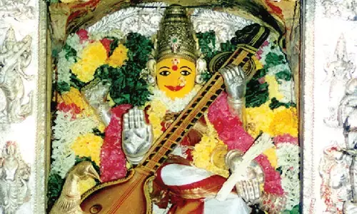 Today’s Alankaram: Sri Saraswathi Devi Avataram
