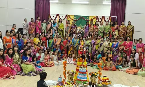 Saddula Bathukamma Celebration by Scotland Bathukamma Community in Scotland