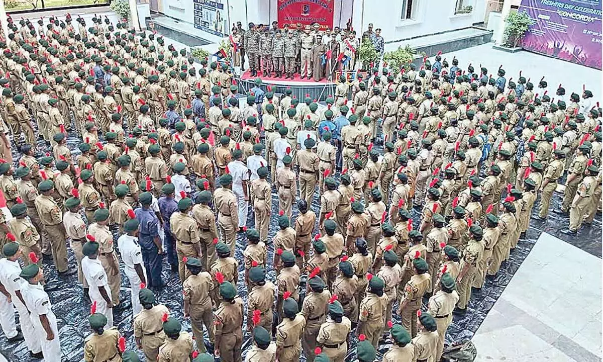 Combined NCC annual training camp commences Combined NCC annual training camp commences