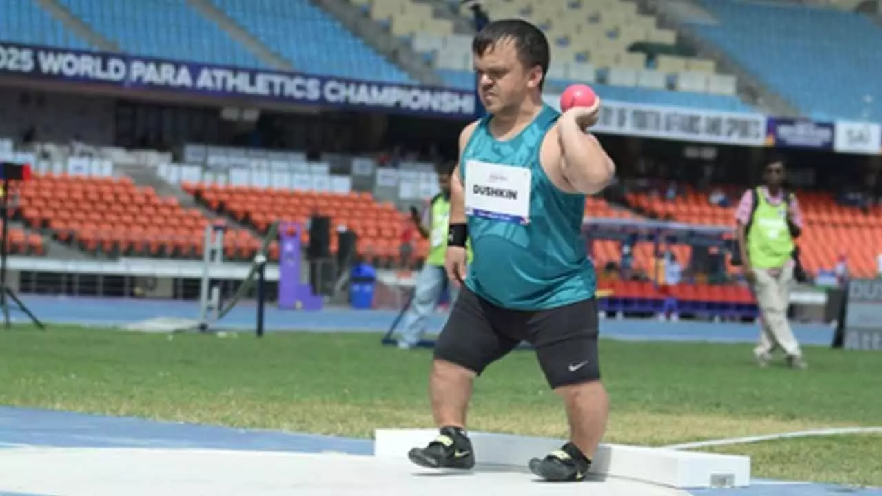 Rising from Paris defeat, Denis Gnezdilov rules the Para Athletics Worlds with record-breaking throw Rising from Paris defeat, Denis Gnezdilov rules the Para Athletics Worlds with record-breaking throw