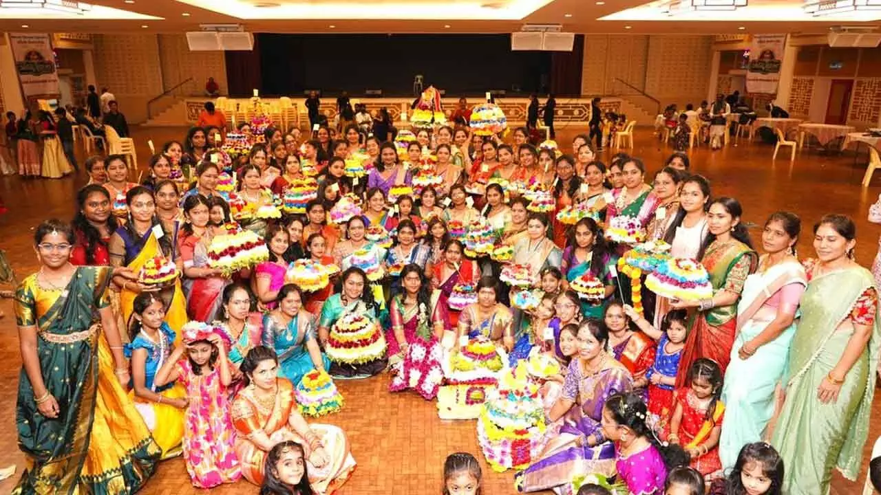 Malaysia Telangana Association (MYTA) grandly celbrated 12th Annual Bathukamma