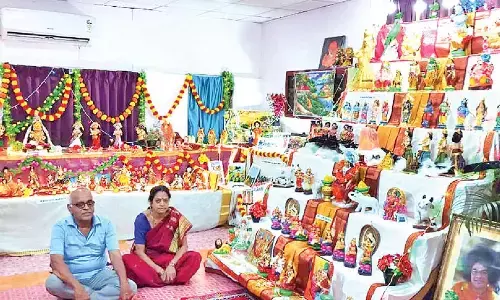Telugu community celebrates ‘Bommala Koluvu’ with toys
