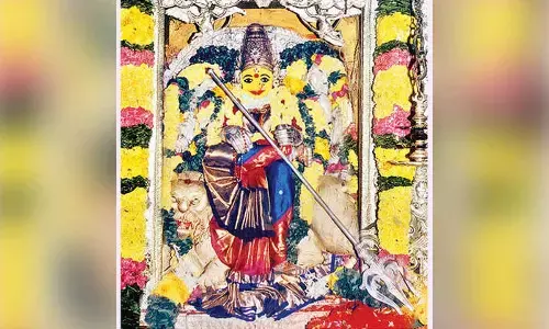 Today’s Alankaram: Sri Durga Devi Avataram