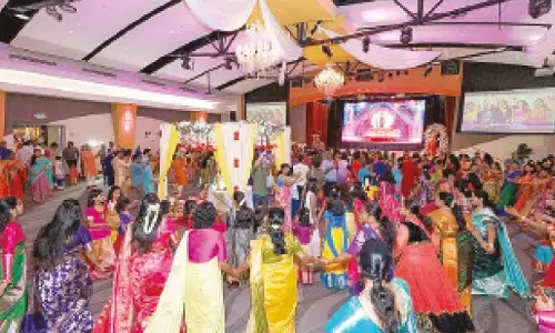 Bathukamma celebrated grandly in California
