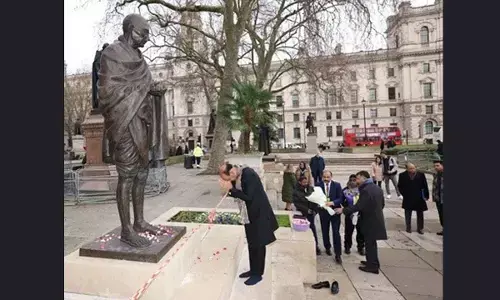 Gandhi statue vandalism: India raises concerns, London Police say probe underway
