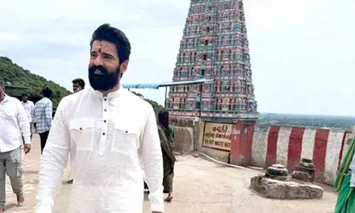 Mohit Malik, Shrenu Parikh seek divine blessings at Tiruttani Murugan Temple ahead of Ganesh Kartikey show