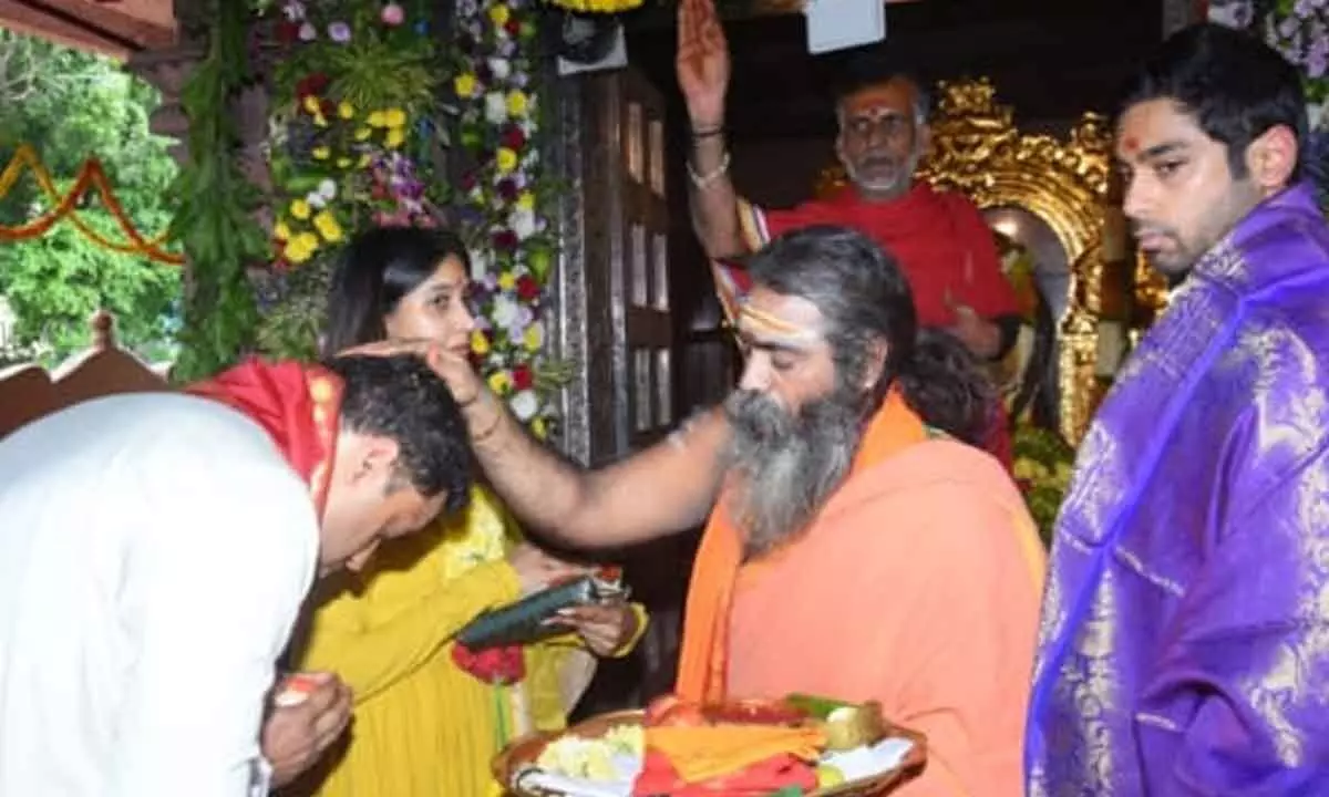 Rose Garden and Annadanam Announced During Maharnavami Celebrations Rose Garden and Annadanam Announced During Maharnavami Celebrations