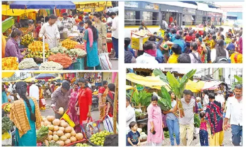 Bus, railway stations bursting at the seams as markets bustle with festival shoppers