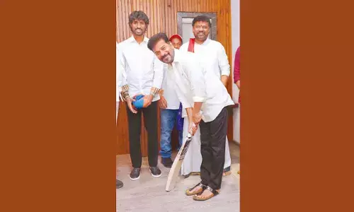 CM felicitates cricketer Tilak Varma