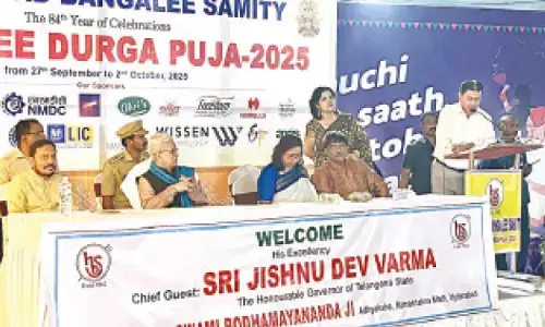 Over a lakh devotees attend Hyderabad Bangalee Samity’s Durga puja festivities