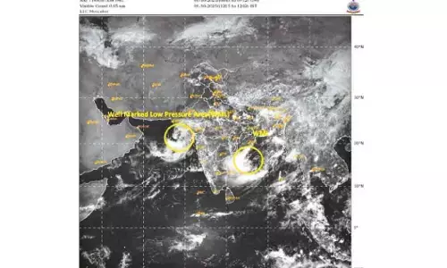 Low-pressure area over Bay intensifies into depression