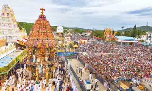 Brahmotsavams Day-8: Thousands witness Rathotsavam at Tirumala