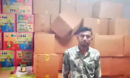Illegal firecracker godown busted in Begum Bazar, Rs 6 lakh stock seized