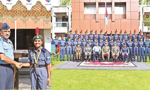 NCC AP&T contingent felicitated for stellar performance at AIVSC 2025