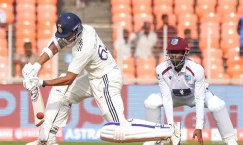 1st Test: Rahul hits unbeaten 53 as India reach 121/1, trail West Indies by 41 runs