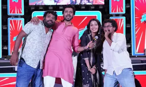 ‘Mithra Mandali’ team lights up Vijayawada Utsav, promises endless fun from Oct 16