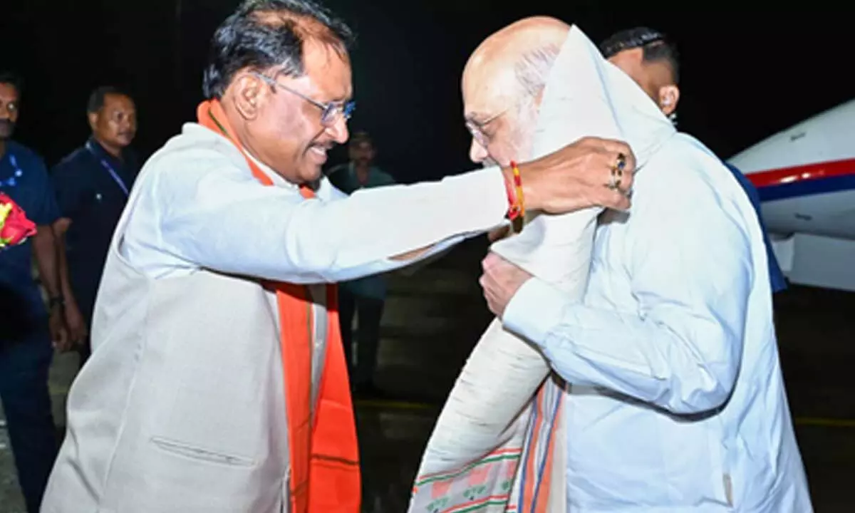 HM Shah promises round-the-clock power, schools, health centres in every Chhattisgarh village by 2031