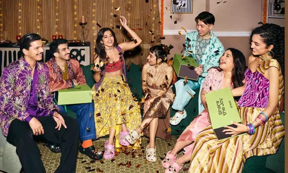Crocs to sparkle this Diwali with Rashmika’s ‘Share the Joy’ campaign Crocs to sparkle this Diwali with Rashmika’s ‘Share the Joy’ campaign