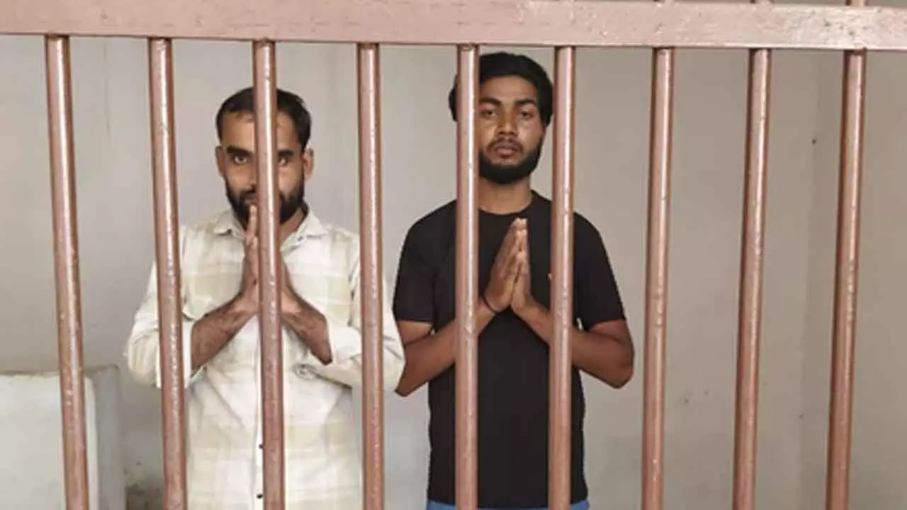 Two men, who shared doctored image of UP CM on social media, tender apology Two men, who shared doctored image of UP CM on social media, tender apology