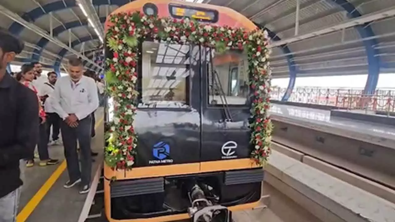 Bihar CM Nitish Kumar inaugurates Patna Metro, marking new era of urban mobility Bihar CM Nitish Kumar inaugurates Patna Metro, marking new era of urban mobility