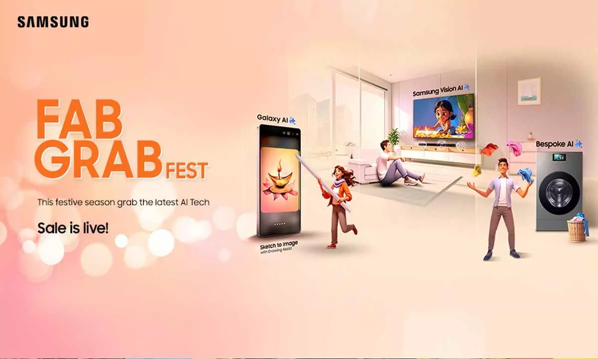 Samsung Fab Grab Fest Brings the Magic of AI This Festive Season with Biggest Offers Samsung Fab Grab Fest Brings the Magic of AI This Festive Season with Biggest Offers