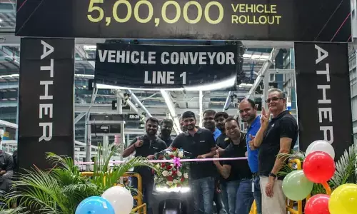 Ather Energy Crosses 5,00,000th Electric Scooter Production Milestone