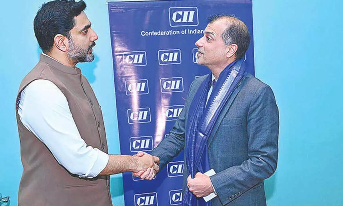 Lokesh woos major investors in Mumbai Lokesh woos major investors in Mumbai