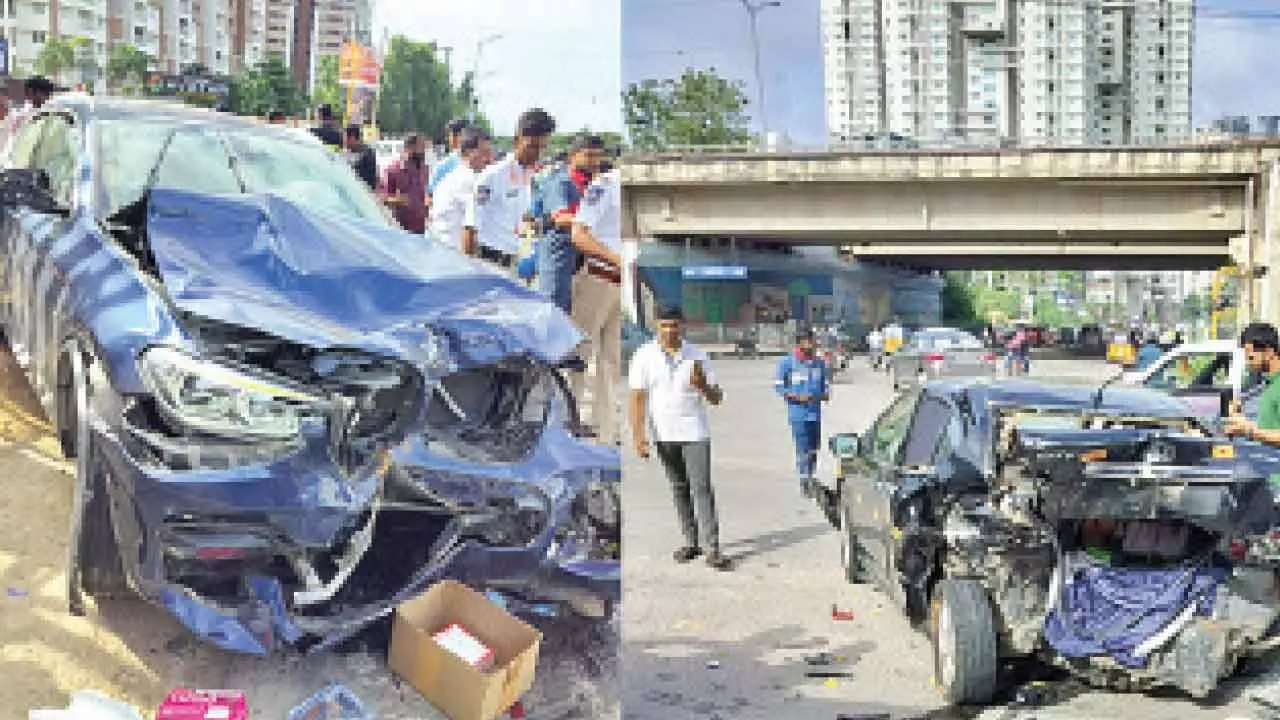 Drunk BMW driver rams vehicles, woman grievously hurt