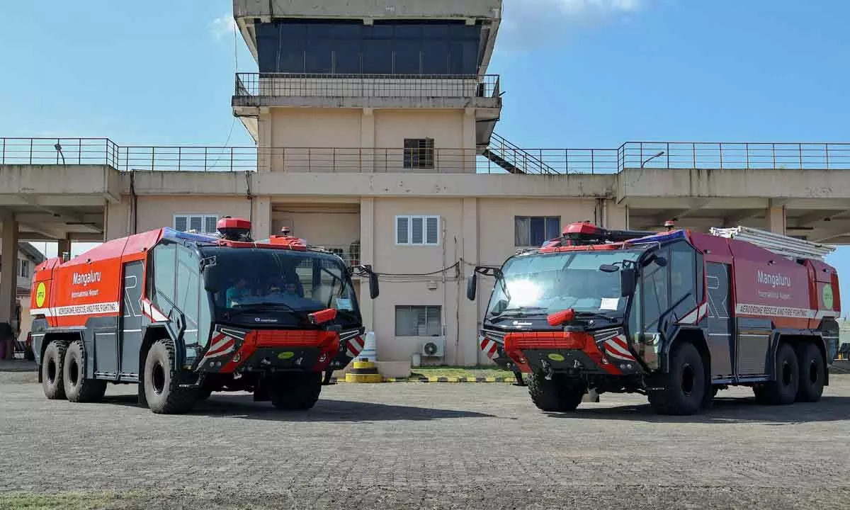 Mangaluru Airport Strengthens Emergency Response with Two New Crash Fire Tenders