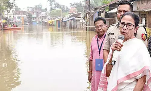 BJP leaders attacked in flood-hit north Bengal BJP leaders attacked in flood-hit north Bengal
