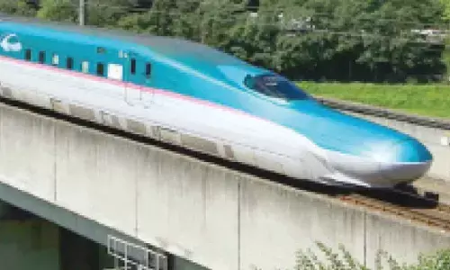 Har delegation led by CM Saini travels by bullet train in Japan