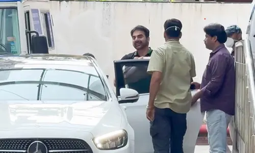 Arbaaz Khan brings his newborn princess home from the hospital