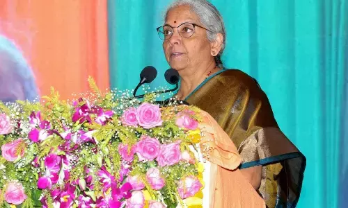 FM Nirmala Sitharaman and CM Yogi Adityanath unveil statues of three South Indian saints