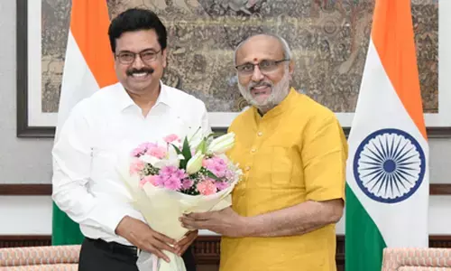 Delhi University VC meets Vice President CP Radhakrishnan, discusses roadmap for growth