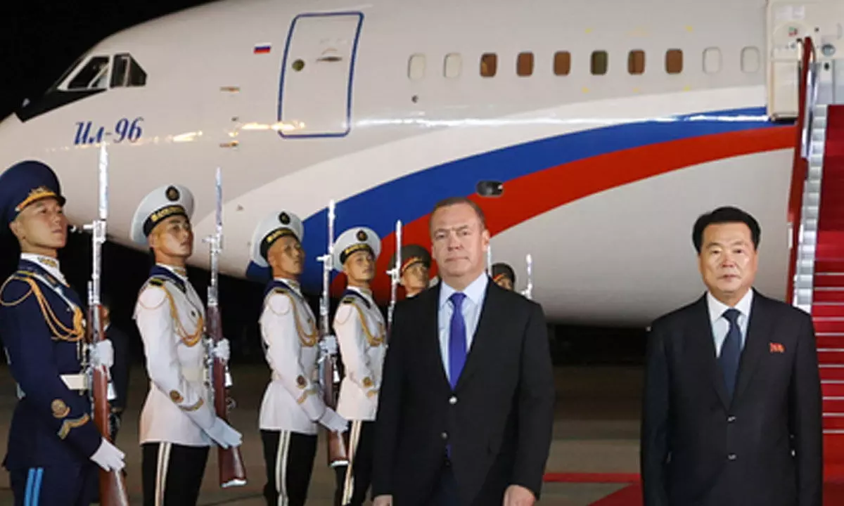 Key Russian and Chinese officials arrive in North Korea ahead of major anniversary Key Russian and Chinese officials arrive in North Korea ahead of major anniversary