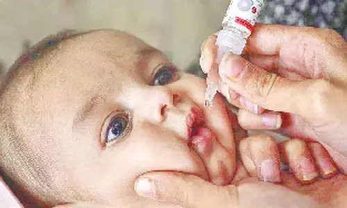 Pulse Polio spl drive in 6 TG districts on October 12