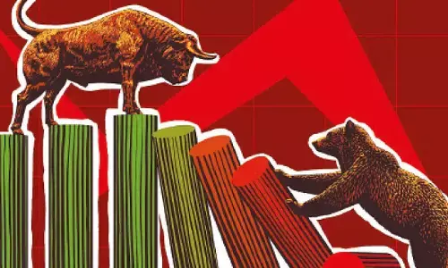 Profit booking halts 4-day rally