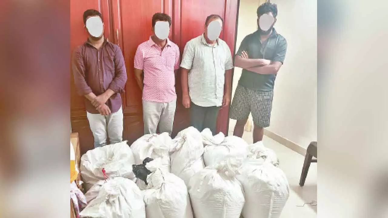 EAGLE arrests four drug manufacturers, seizes 220 kg of ephedrine drug worth Rs 72 cr