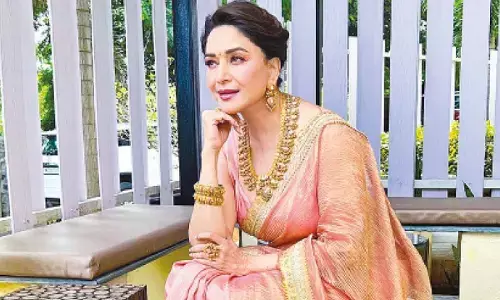 Madhuri Dixit recreates ’80s charm with 2025 glam