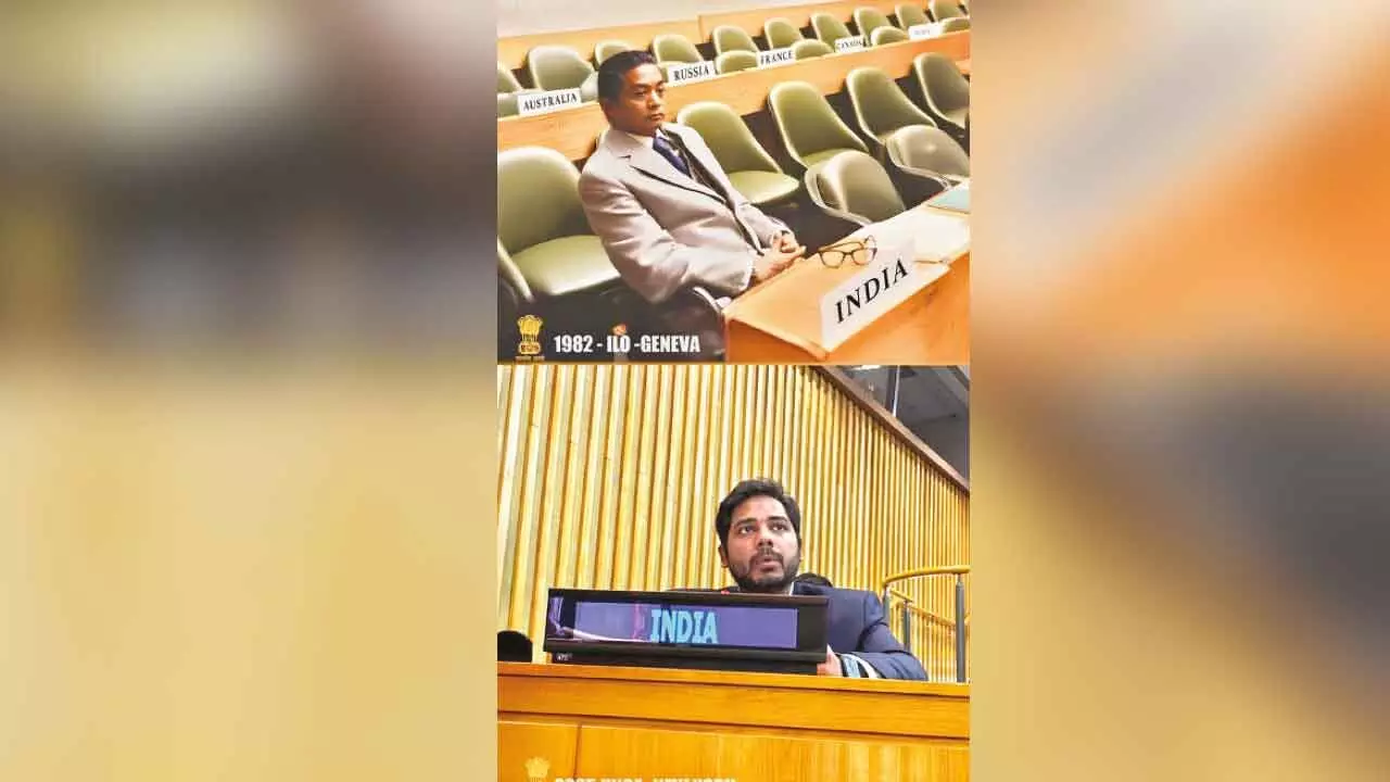 Vamsi remembers grandpa in his UN assembly speech
