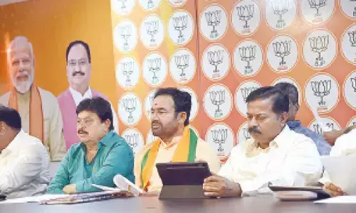 BJP TG leadership convenes strategy meet on JH bypoll