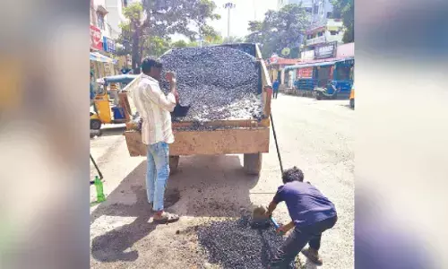 Road safety push: GHMC fills over 14,000 potholes in city