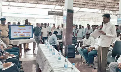 ‘Amrit Samvaad’ held at Nidadavolu rly station