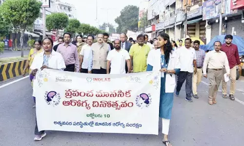 Stress on collective effort for a mentally healthy society