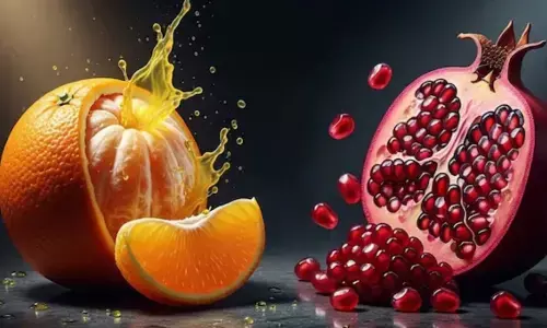 Orange vs. Pomegranate: A Nutritional Face-Off This Season