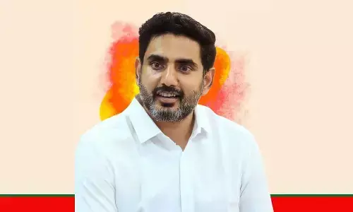 Nara Lokesh lays stone for Cable Landing Station in Vizag