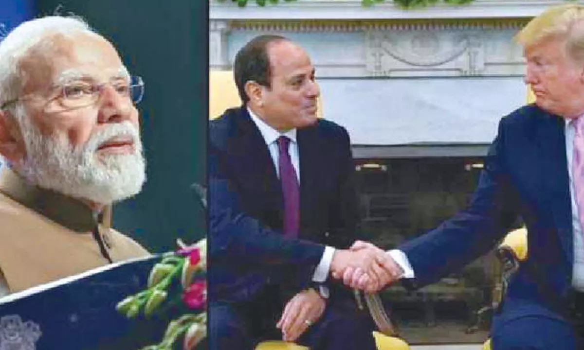 Trump, Sisi invite PM Modi for Gaza peace meet Trump, Sisi invite PM Modi for Gaza peace meet