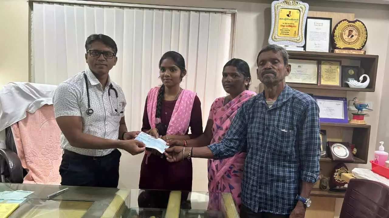 Mahabubnagar Doctor Lends a Lifeline to Tribal NEET Topper with ₹50,000 Aid