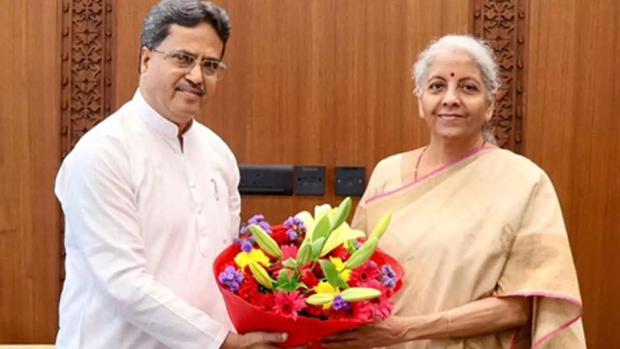 Tripura CM Saha urges FM Sitharaman to raise loan cap for externally aided projects Tripura CM Saha urges FM Sitharaman to raise loan cap for externally aided projects